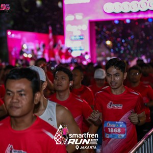 Race photo from SMARTFREN RUN 2026