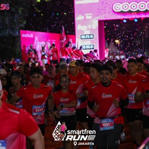 Race photo from SMARTFREN RUN 2026