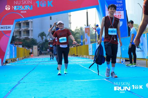 Race photo from Nu Skin Run 10K