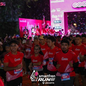 Race photo from SMARTFREN RUN 2026