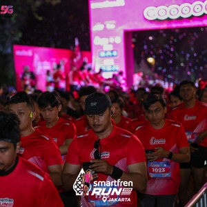 Race photo from SMARTFREN RUN 2026
