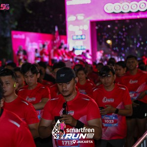 Race photo from SMARTFREN RUN 2026
