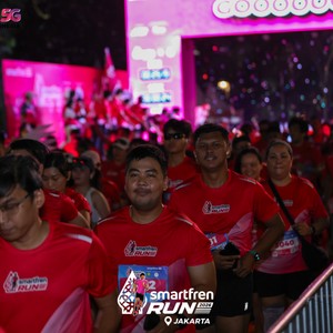 Race photo from SMARTFREN RUN 2026