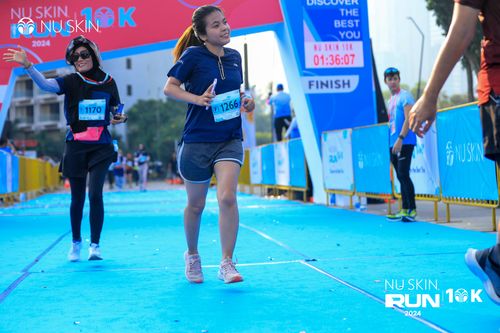Race photo from Nu Skin Run 10K