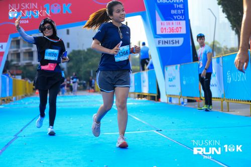 Race photo from Nu Skin Run 10K