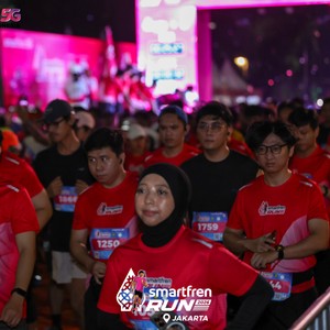 Race photo from SMARTFREN RUN 2026