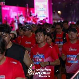 Race photo from SMARTFREN RUN 2026