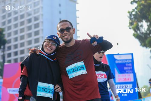Race photo from Nu Skin Run 10K