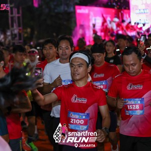 Race photo from SMARTFREN RUN 2026