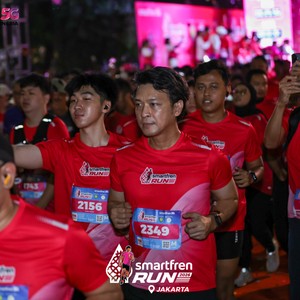 Race photo from SMARTFREN RUN 2026