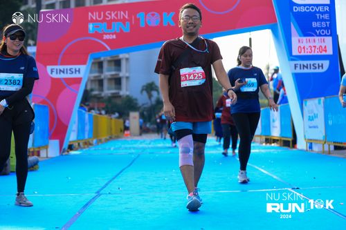 Race photo from Nu Skin Run 10K
