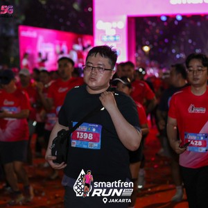 Race photo from SMARTFREN RUN 2026