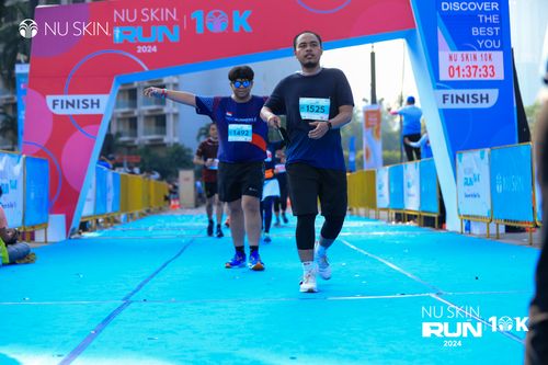 Race photo from Nu Skin Run 10K