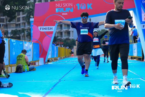 Race photo from Nu Skin Run 10K