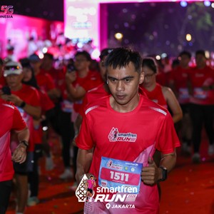 Race photo from SMARTFREN RUN 2026