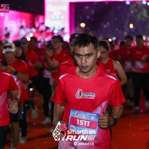 Race photo from SMARTFREN RUN 2026