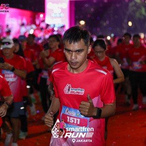 Race photo from SMARTFREN RUN 2026