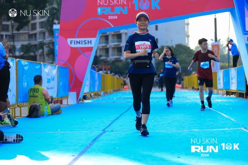 Race photo from Nu Skin Run 10K