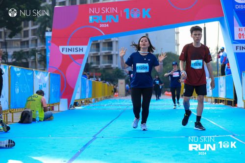 Race photo from Nu Skin Run 10K