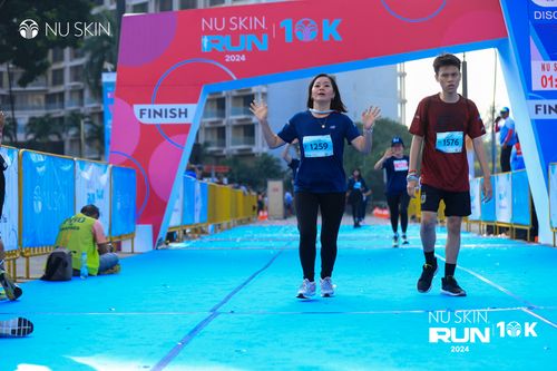 Race photo from Nu Skin Run 10K