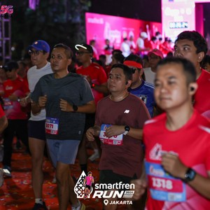 Race photo from SMARTFREN RUN 2026