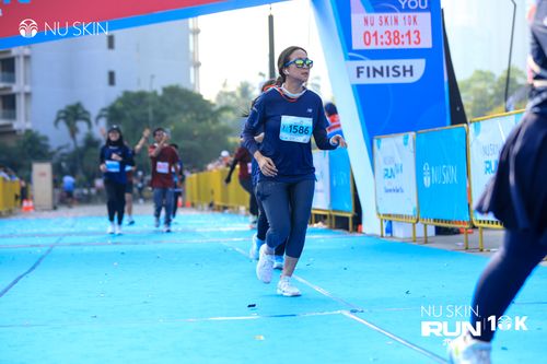 Race photo from Nu Skin Run 10K