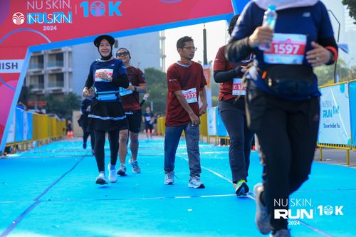 Race photo from Nu Skin Run 10K