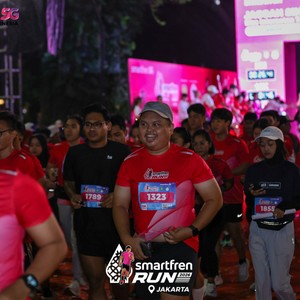 Race photo from SMARTFREN RUN 2026