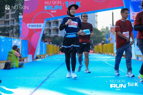 Race photo from Nu Skin Run 10K