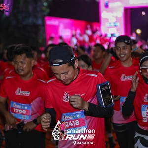 Race photo from SMARTFREN RUN 2026