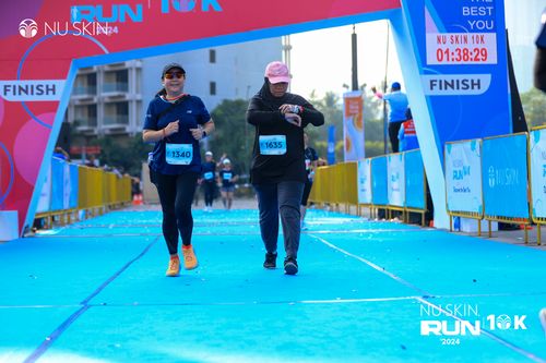 Race photo from Nu Skin Run 10K