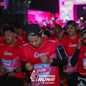 Race photo from SMARTFREN RUN 2026