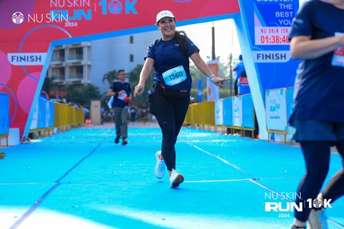 Race photo from Nu Skin Run 10K