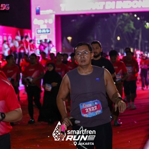 Race photo from SMARTFREN RUN 2026