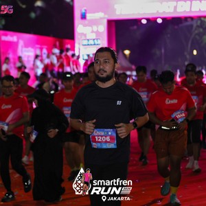 Race photo from SMARTFREN RUN 2026