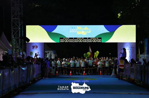 Race photo from Taman Budaya x BOGORUN 2025