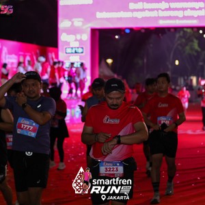 Race photo from SMARTFREN RUN 2026