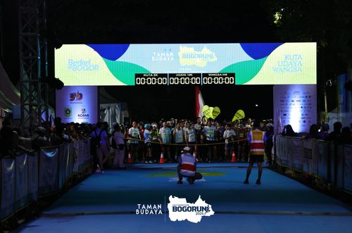 Race photo from Taman Budaya x BOGORUN 2025