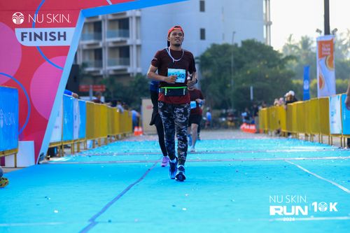 Race photo from Nu Skin Run 10K