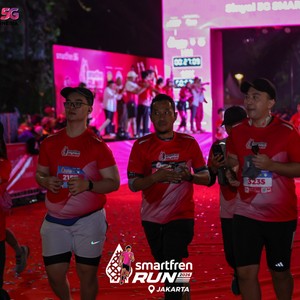 Race photo from SMARTFREN RUN 2026