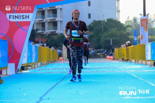 Race photo from Nu Skin Run 10K