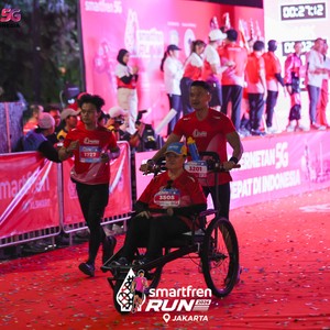 Race photo from SMARTFREN RUN 2026