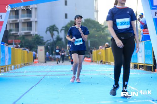 Race photo from Nu Skin Run 10K