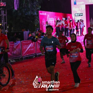 Race photo from SMARTFREN RUN 2026