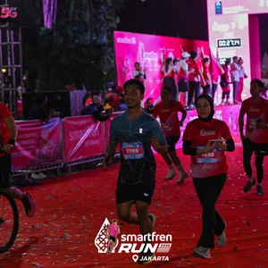 Race photo from SMARTFREN RUN 2026