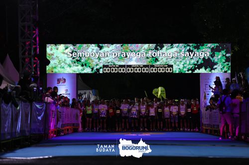 Race photo from Taman Budaya x BOGORUN 2025