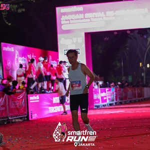Race photo from SMARTFREN RUN 2026