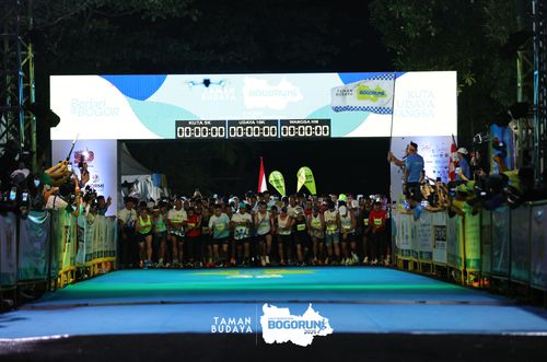 Race photo from Taman Budaya x BOGORUN 2025