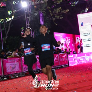 Race photo from SMARTFREN RUN 2026