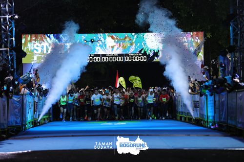 Race photo from Taman Budaya x BOGORUN 2025